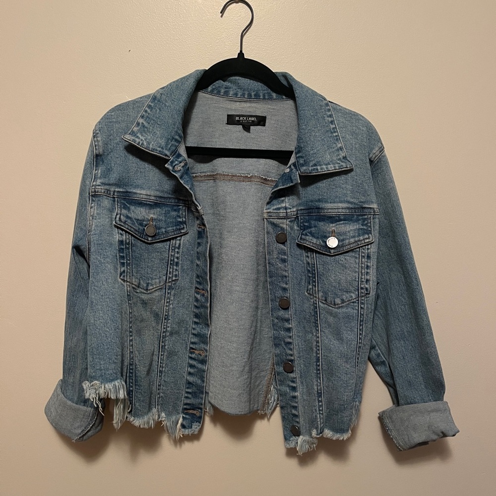 Jean jacket slightly cropped